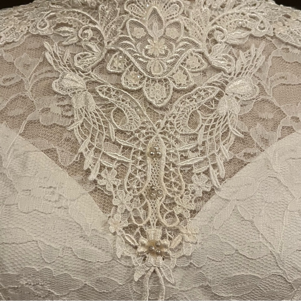 Vintage Lace Wedding Dress - Picture 7 of 9